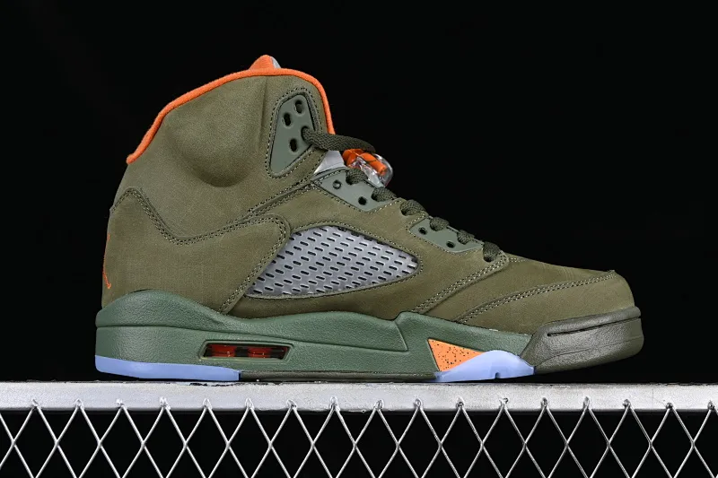 All categories Air Jordan Jordan series basketball shoes Air Jordan 5 Air Jordan 5 Retro "Olive" AJ5 Joe 5 olive green DD0587-308